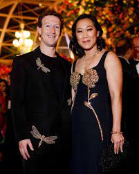 Mark Zuckerberg with his Wife